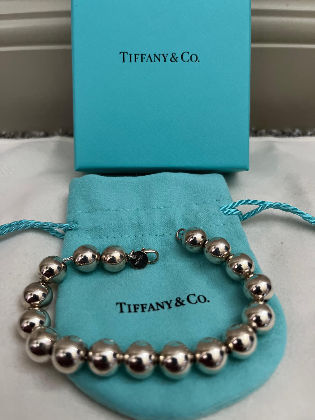 Tiffany HardWear Silver Call Bracelet, 10 mm