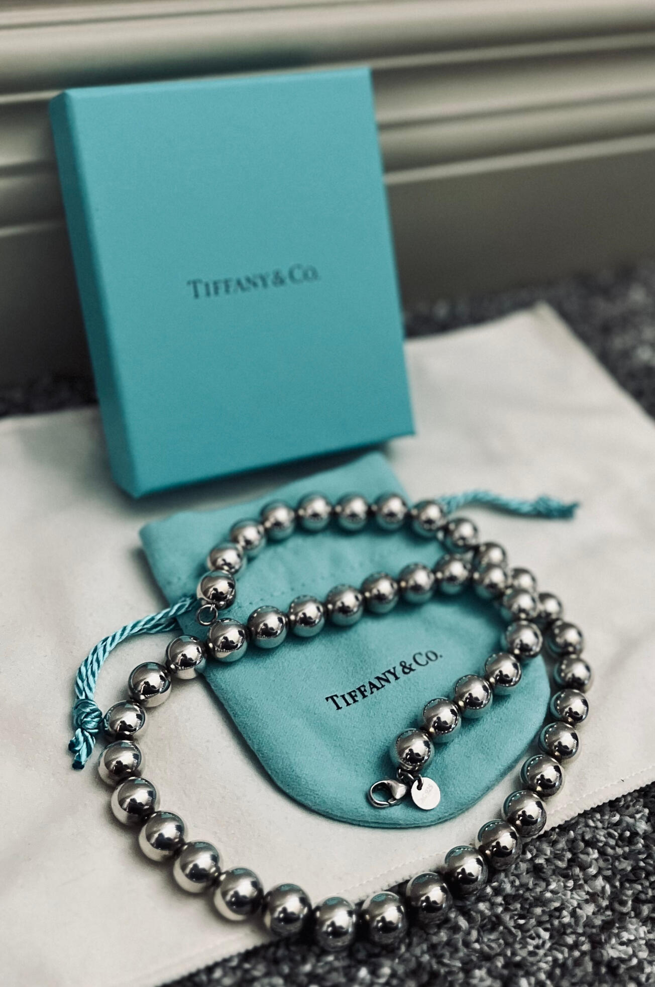 Tiffany HardWear Silver Call Necklace - Angled