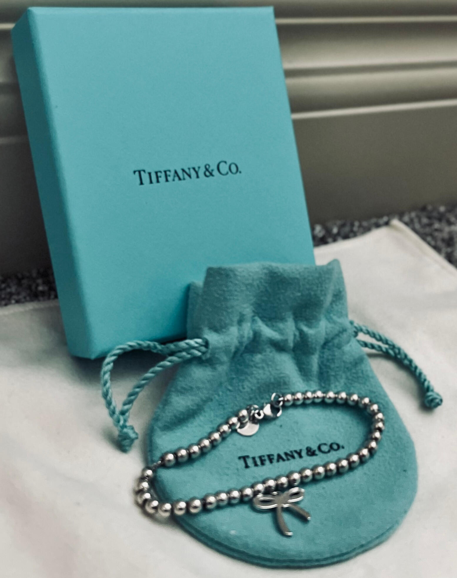 Tiffany & Co. Mini Bow Bead Bracelet