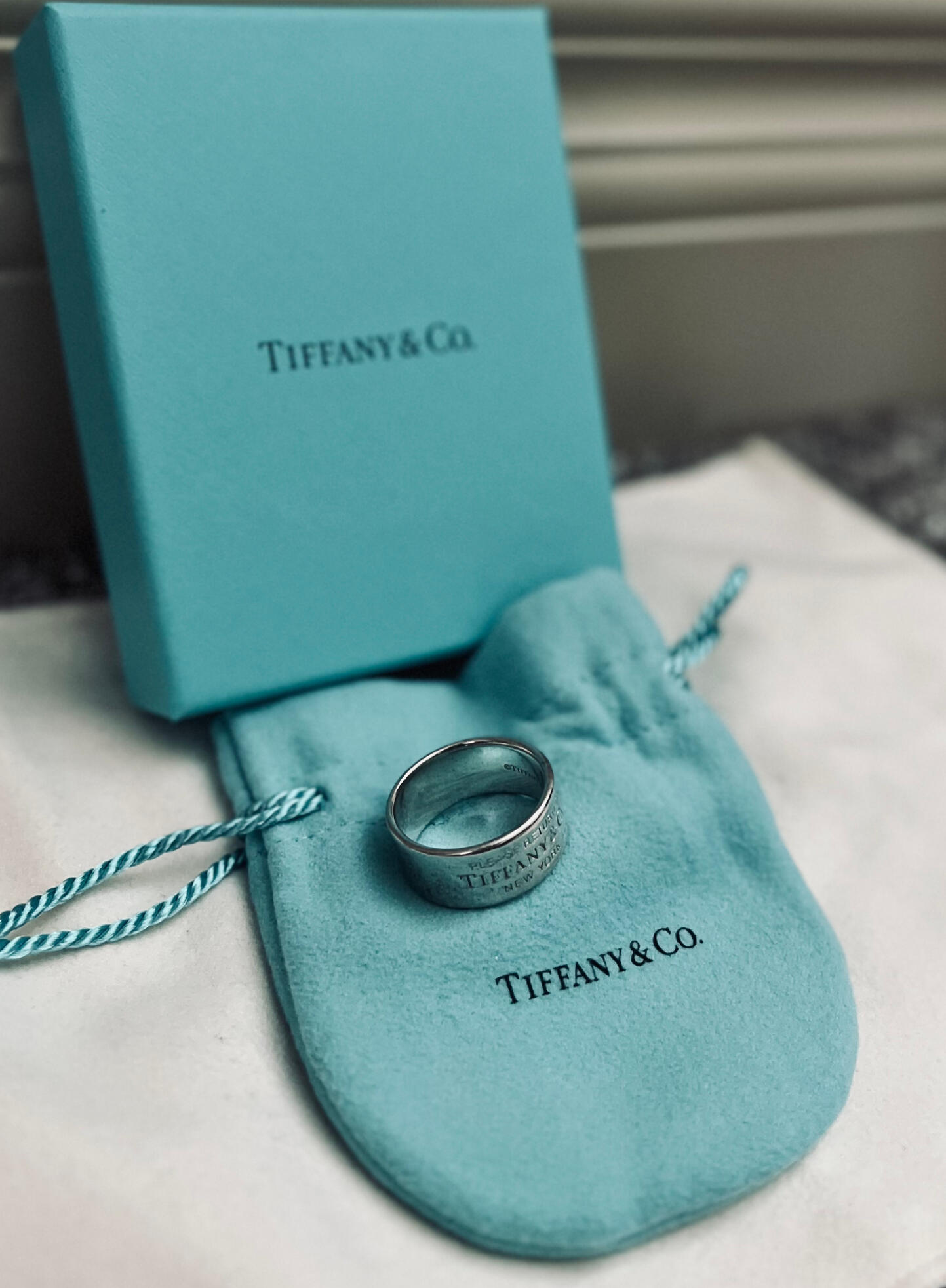 Return to Tiffany™ Wide Ring in Sterling Silver