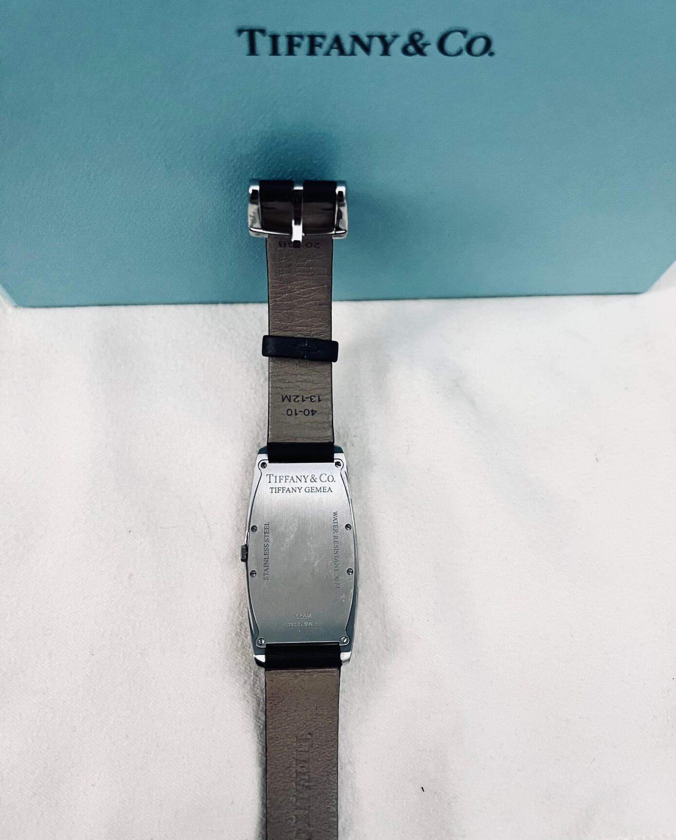 Tiffany & Co. Gemea Steel Watch back