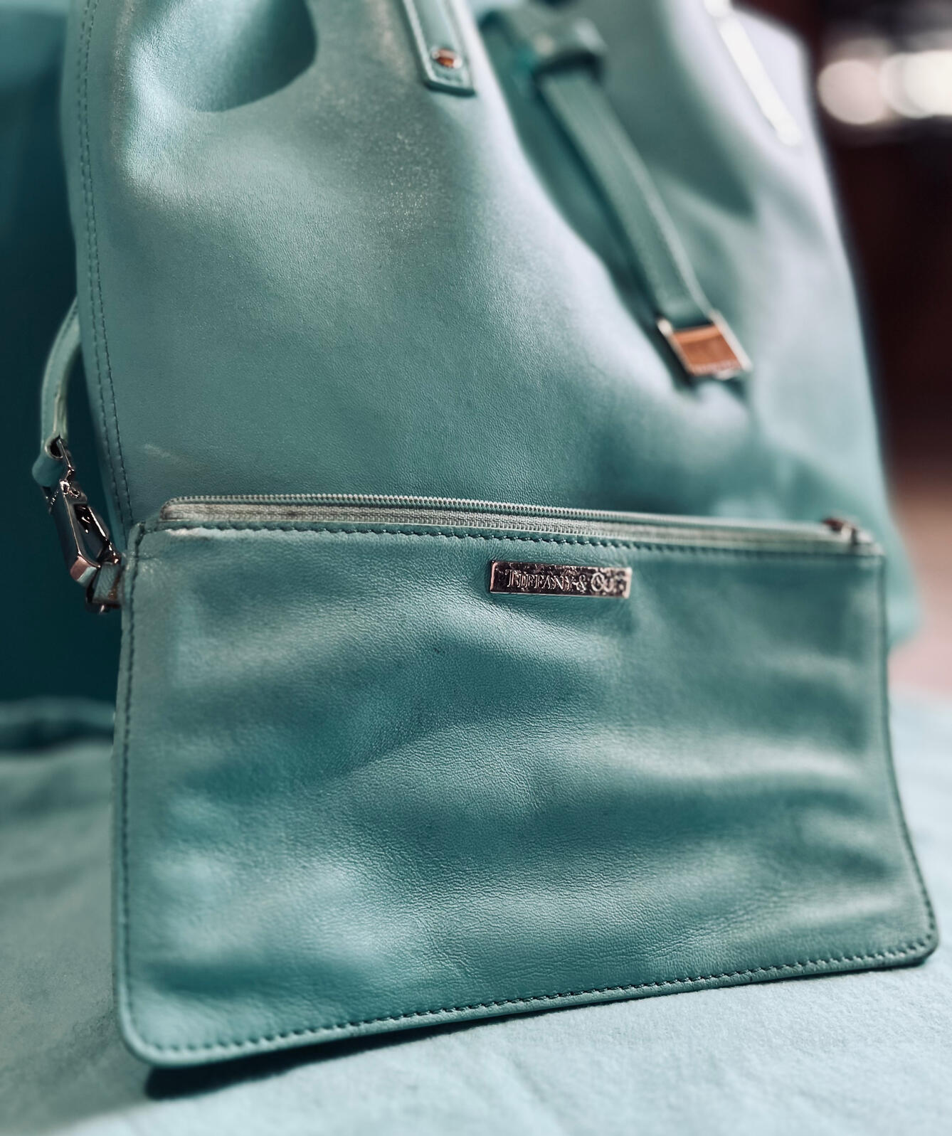 Tiffany & Co. Tote Bag with detachable pouch