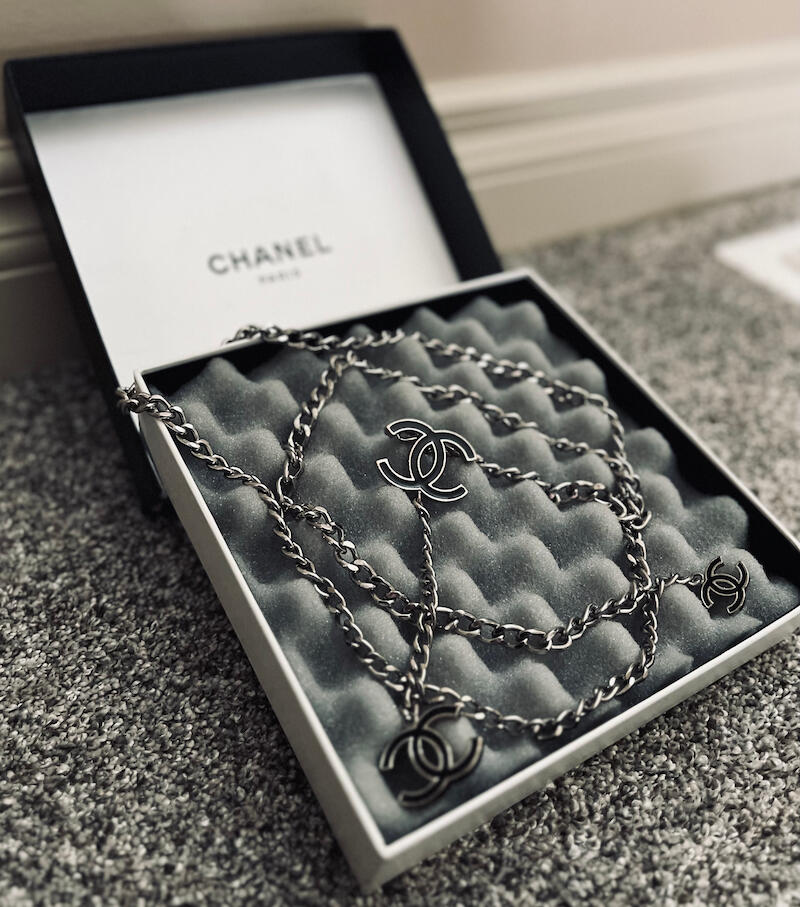Chanel CC Chain Belt Silver Tone Chain