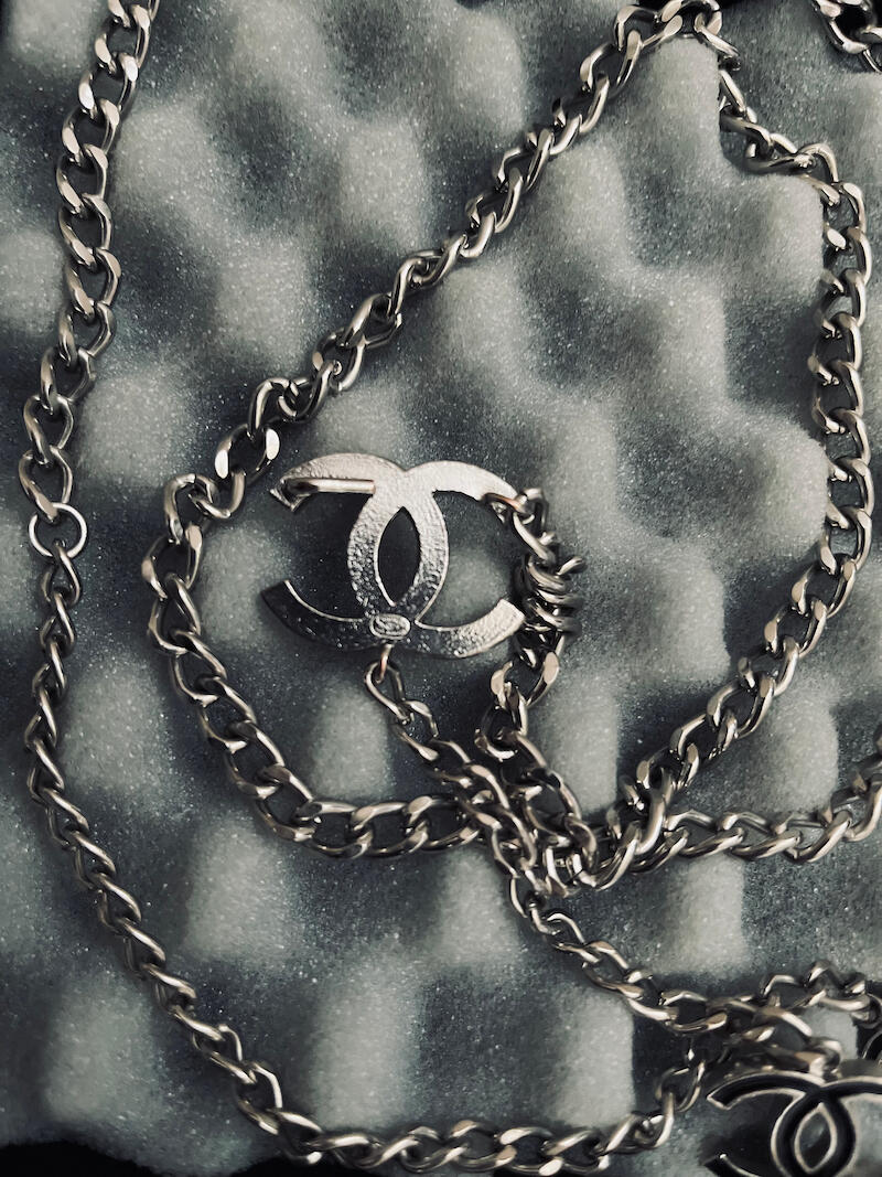 Chanel CC Chain Belt Silver Tone Chain