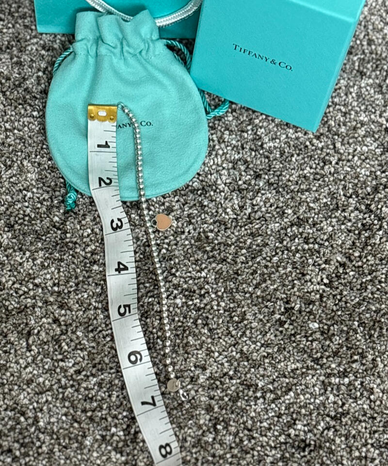 Return to Tiffany™ Heart Tag Bead Bracelet in Silver