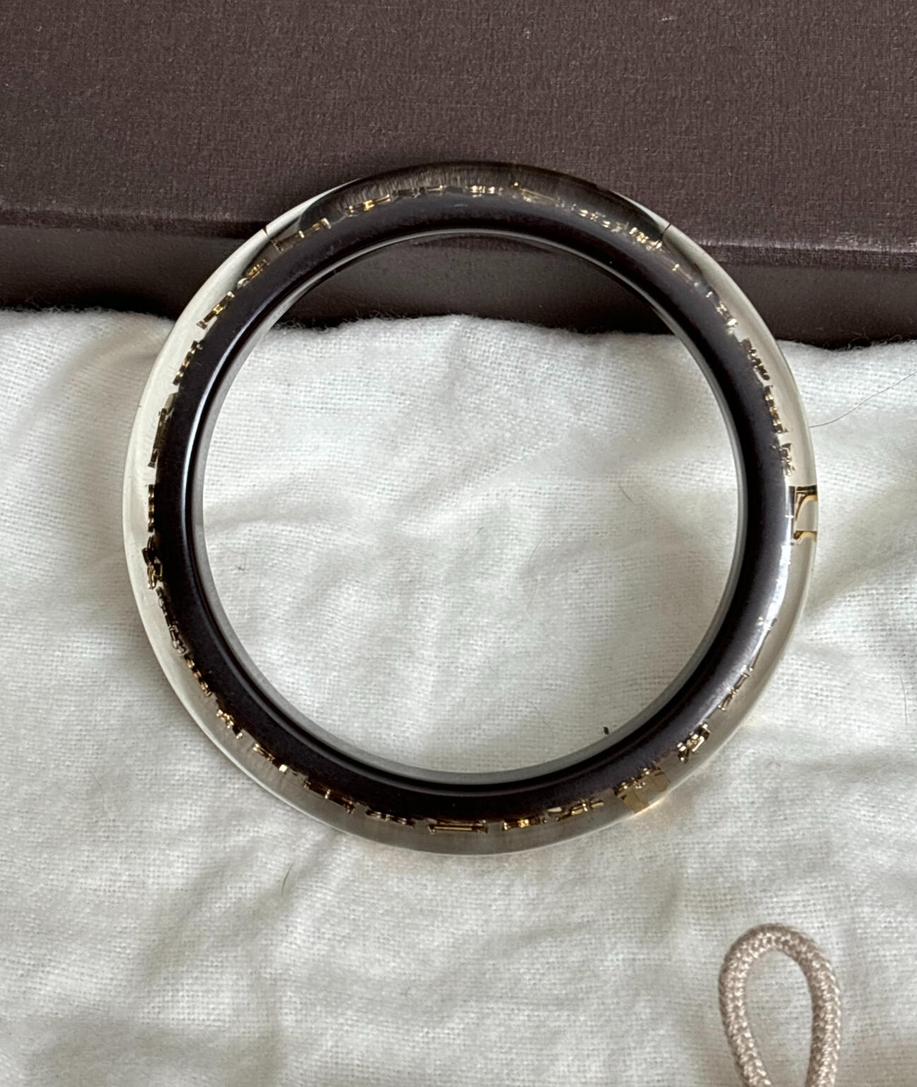 Thick Louis Vuitton Bangle