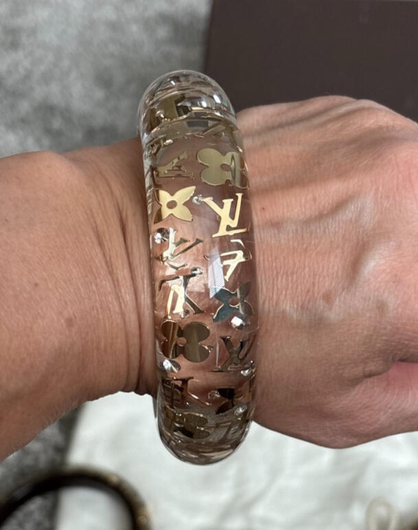 Thick Louis Vuitton Bangle