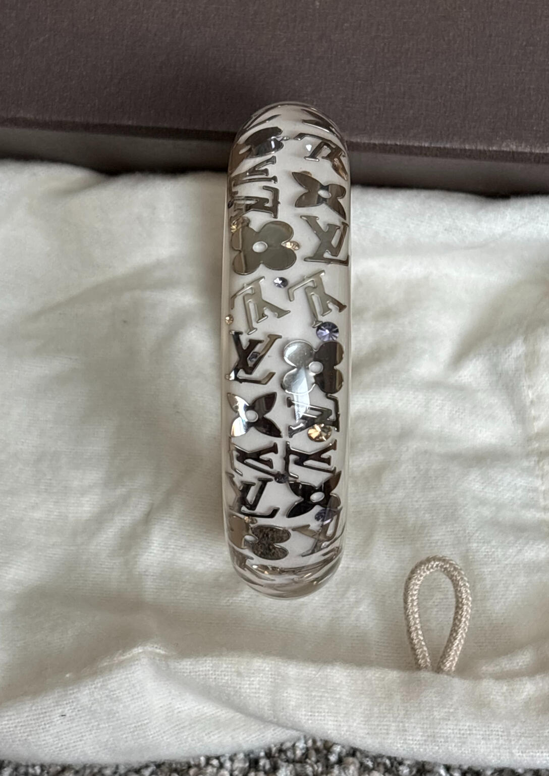 Thick Louis Vuitton Bangle