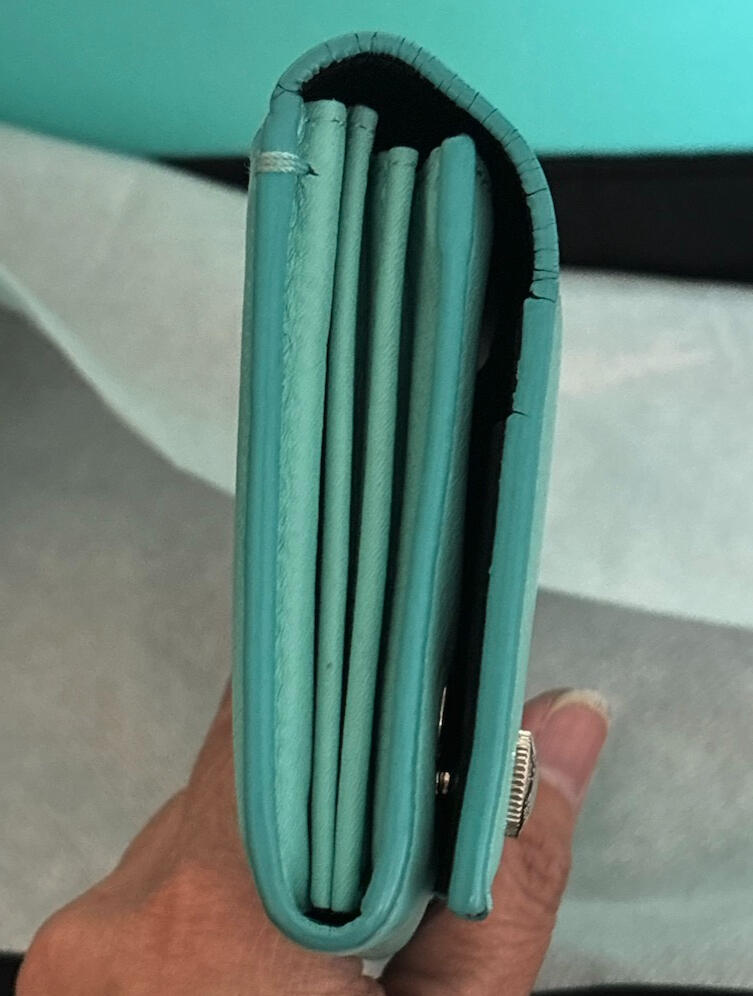 Tiffany & Co. Leather Continental Wallet with Pouch