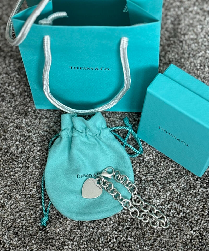 Tiffany & Co. Sterling Silver Heart Tag Bracelet